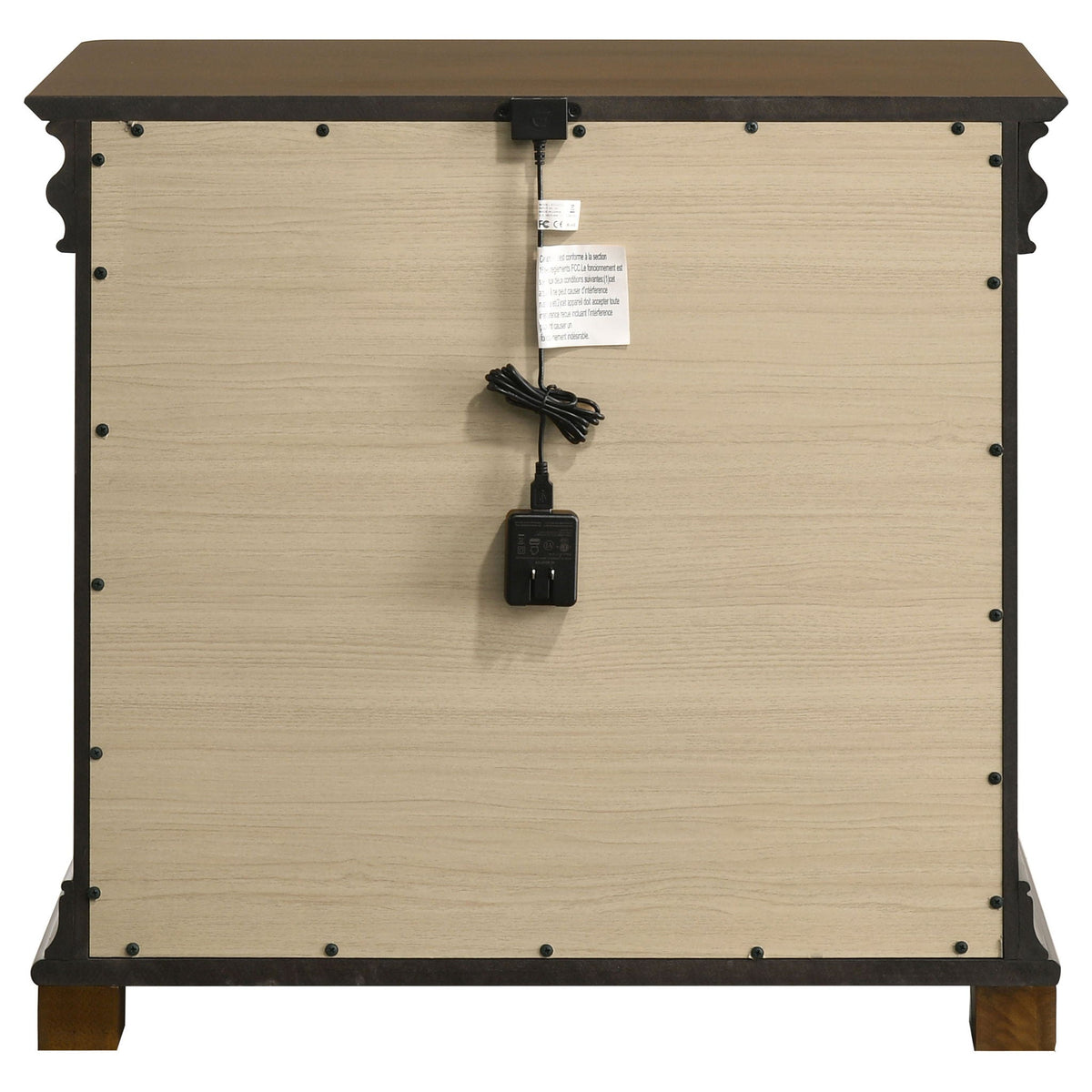 Garland 2-drawer Nightstand Bedside Table Brown Cherry