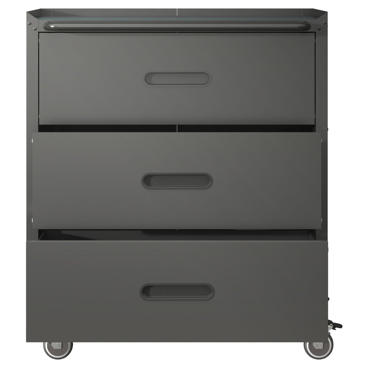 Heavy Duty Metal Storage Cabinet With Wheels 3 Drawer Tool Cabinet