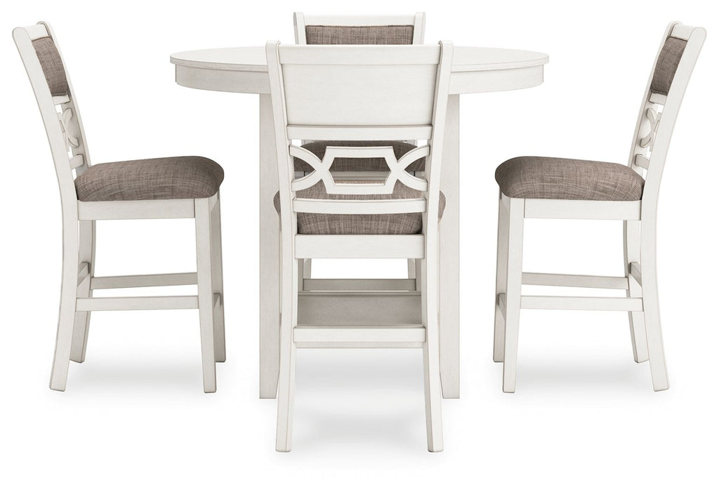 Dining Room Counter Table Set (Set of 5) - Antique White