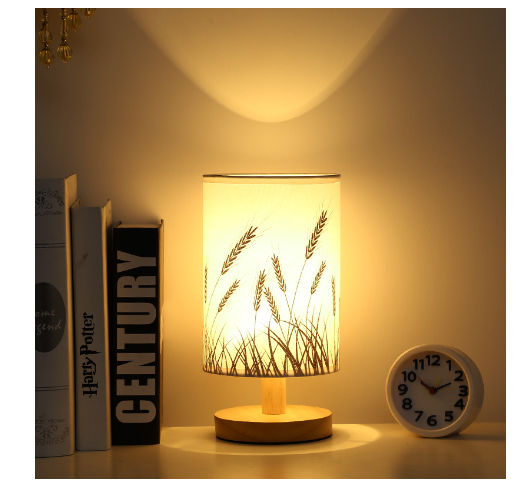 Linen Table Lamp LED Linen Night Lamp