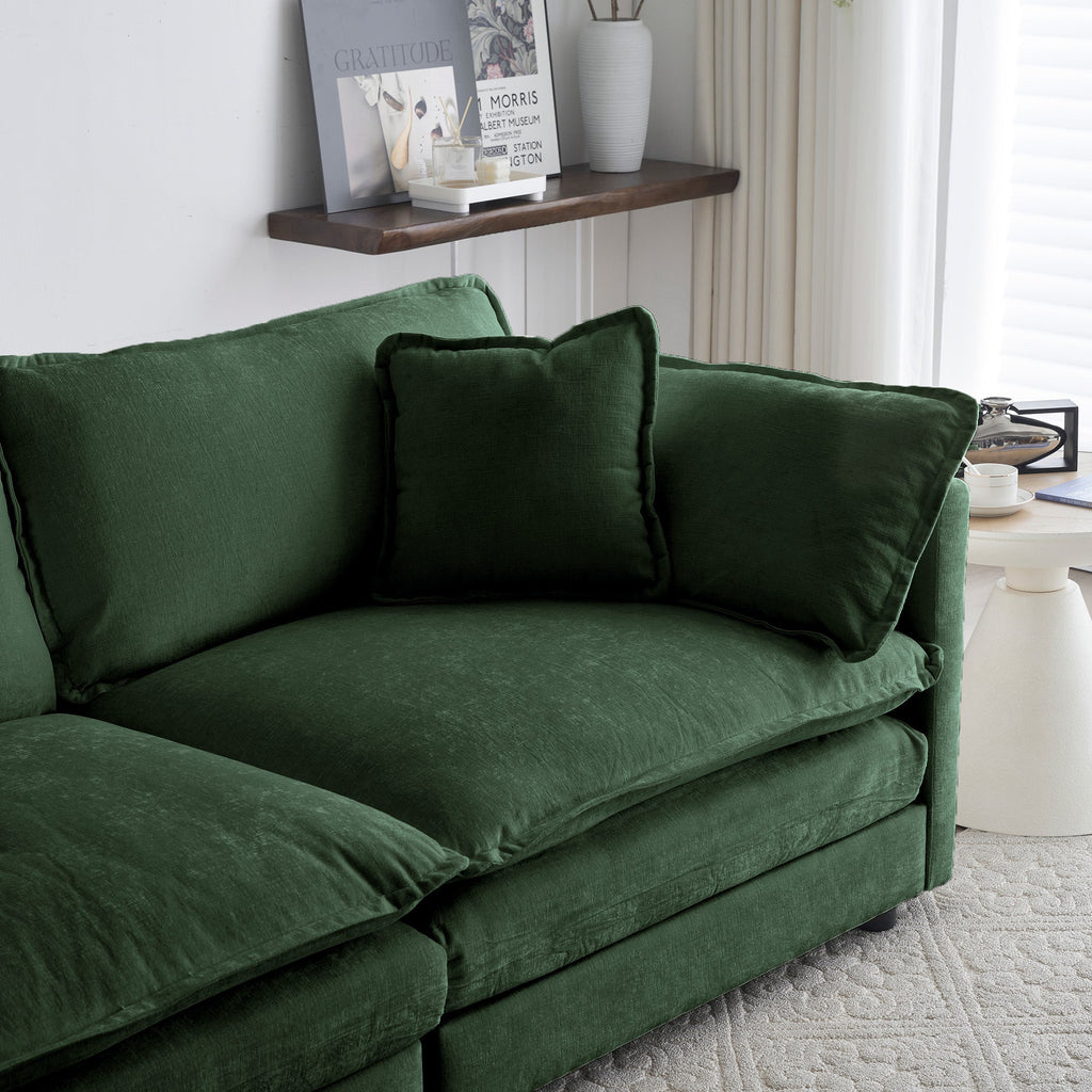 Modern Fabric Loveseat Sofa Couch