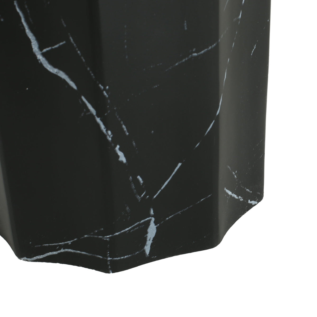 Outdoor Lightweight Concrete Marble Effect Side Table