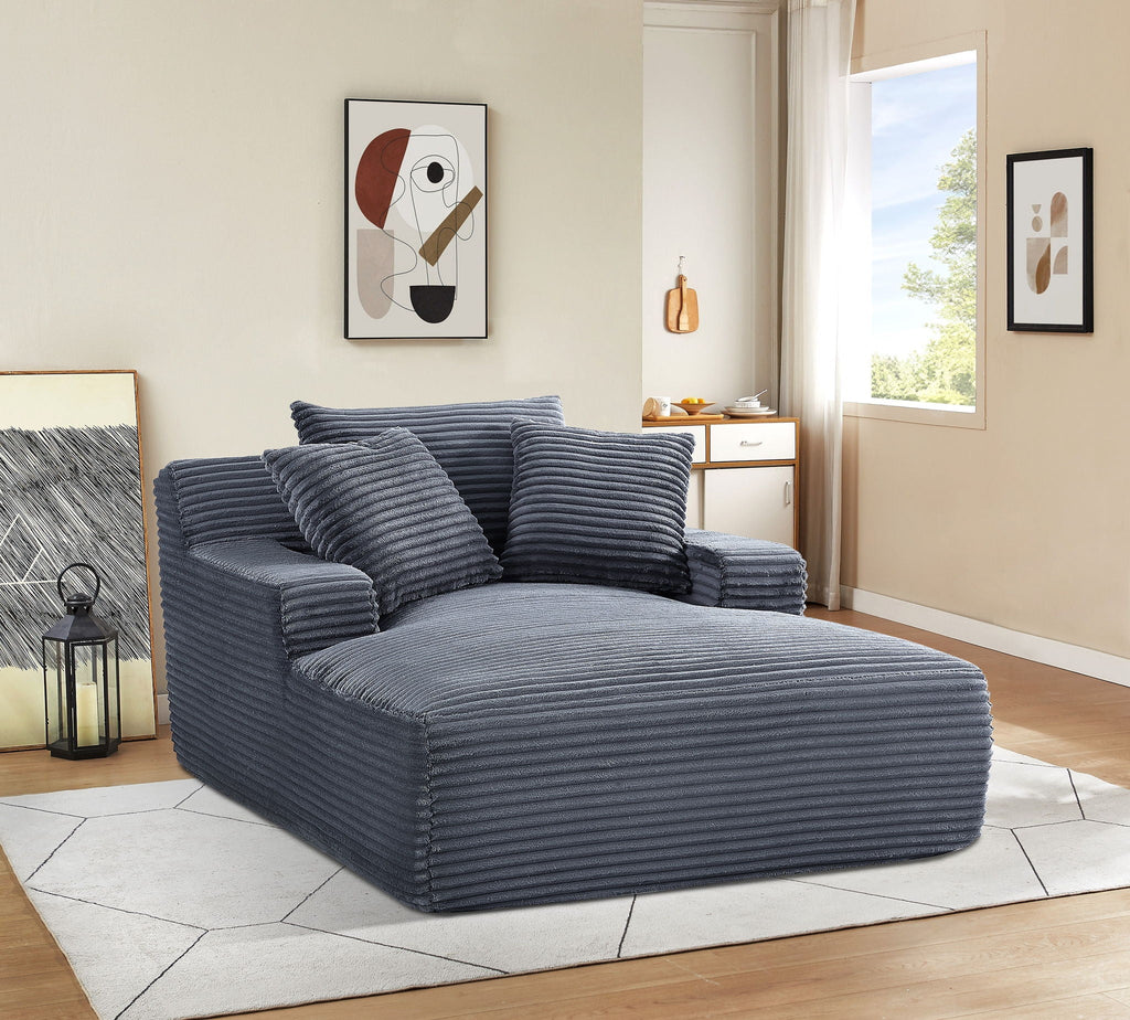 Cloudline - Oversized Chaise Lounge, Full Foam Cushioning, Cozy Sleeper