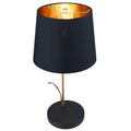 Desk Lamp For Bedside Table Use - Black