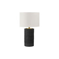Table Lamp, Lighting, Resin, Contemporary - Black / Cream