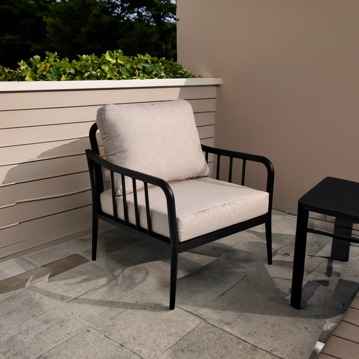 3PC Aluminum Patio Chaise Lounge Set (2), 1 End Table, Pneumatic Adjust