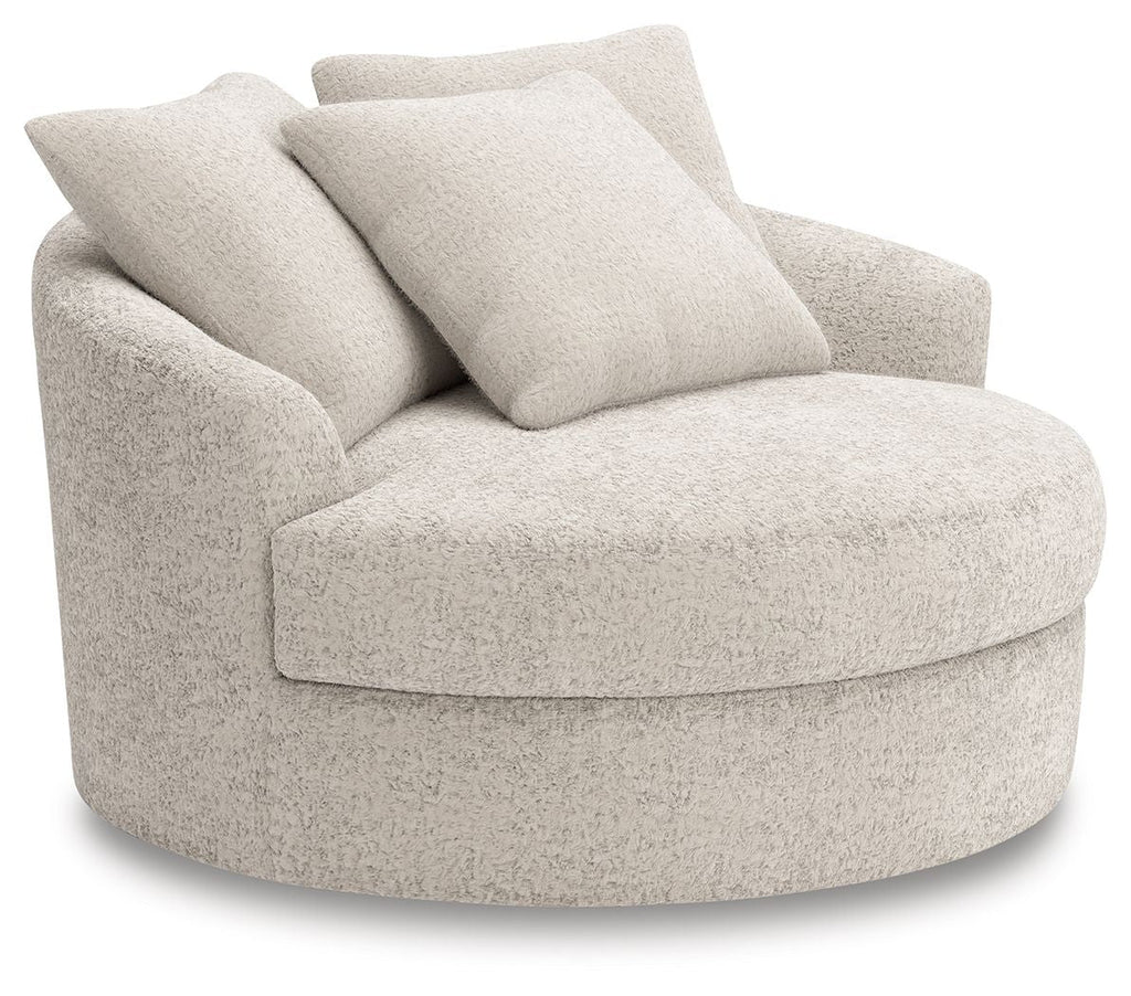 Cuddle Plush - Oversized Swivel Accent Chair