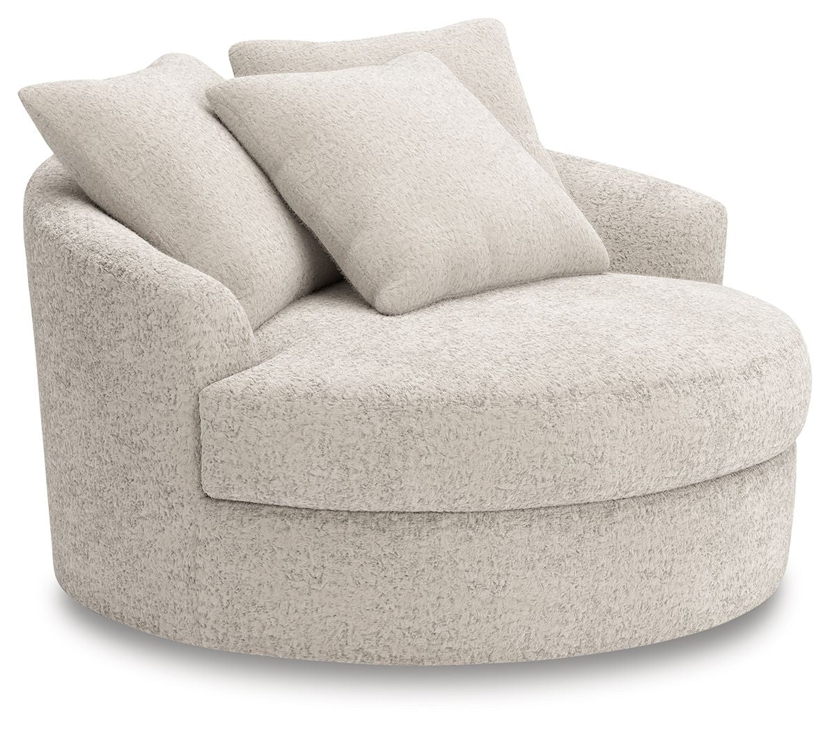 Cuddle Plush - Oversized Swivel Accent Chair