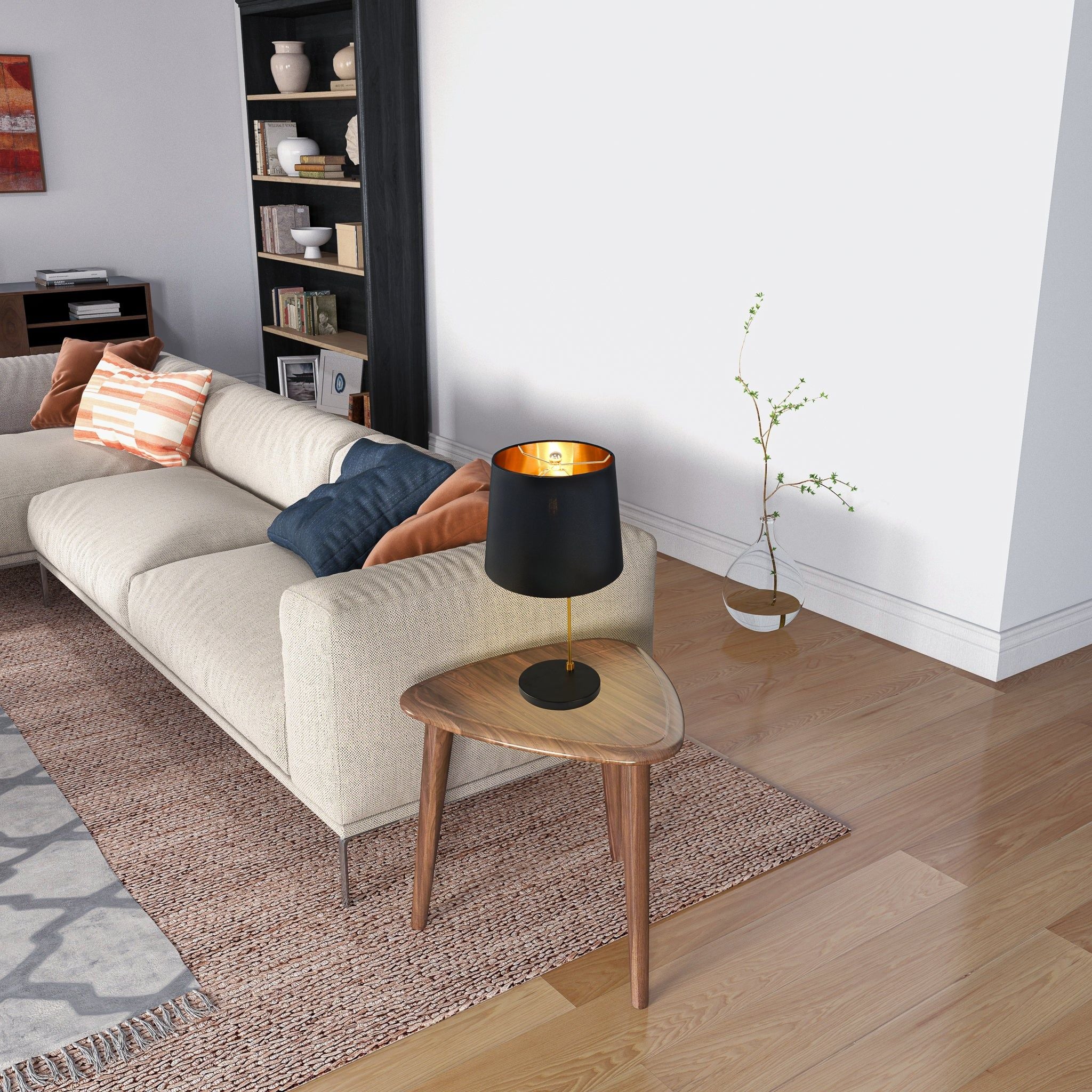 Desk Lamp For Bedside Table Use - Black