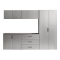Garage Cabinet Set B With Soft Closing Drawers - Metallic Gray