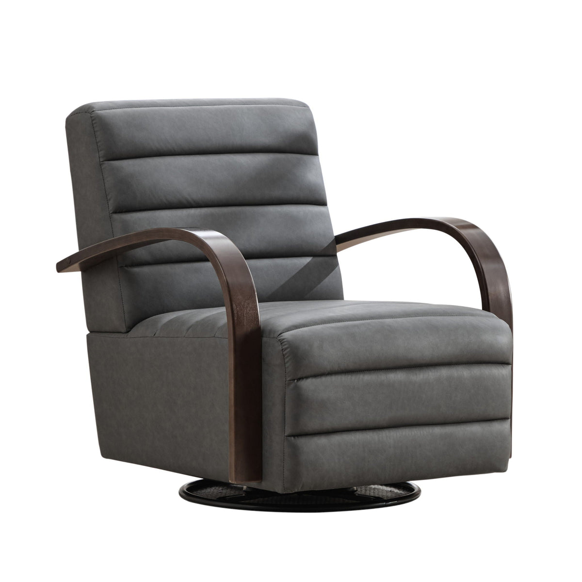360° Swivel Accent Chair With Armrests