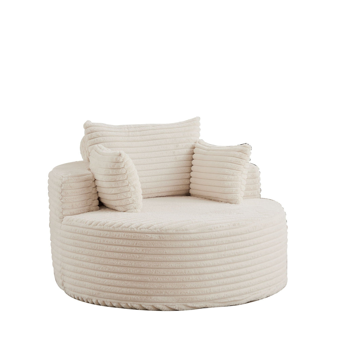Modern Single Sofa With Backrest Pillow