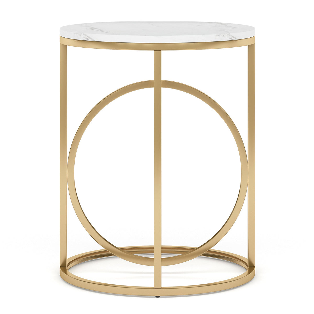 20” Round End Table for Living Room