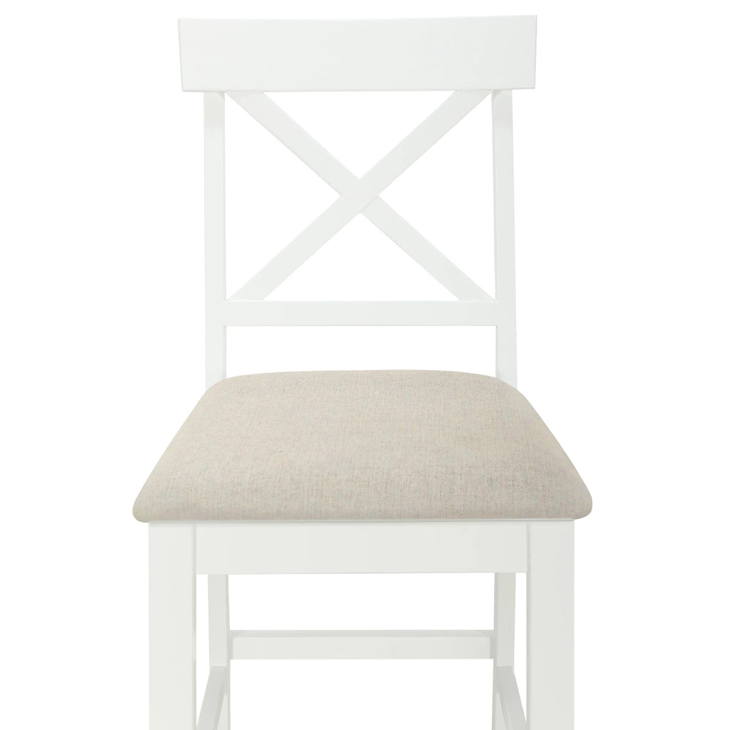 5-Piece Farmhouse Counter Height Dining Table Set