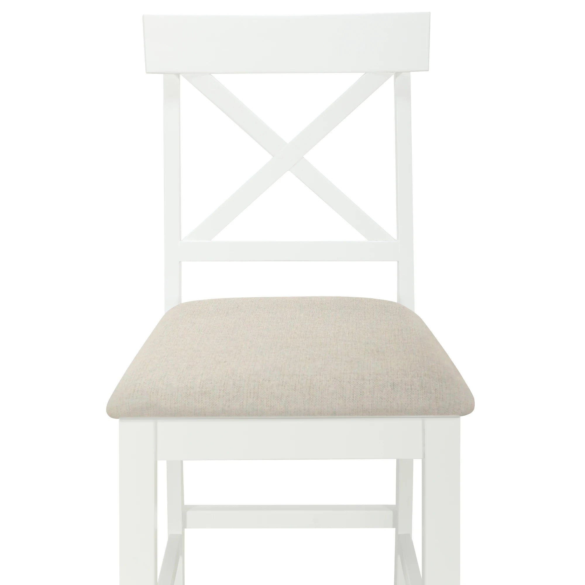 5-Piece Farmhouse Counter Height Dining Table Set