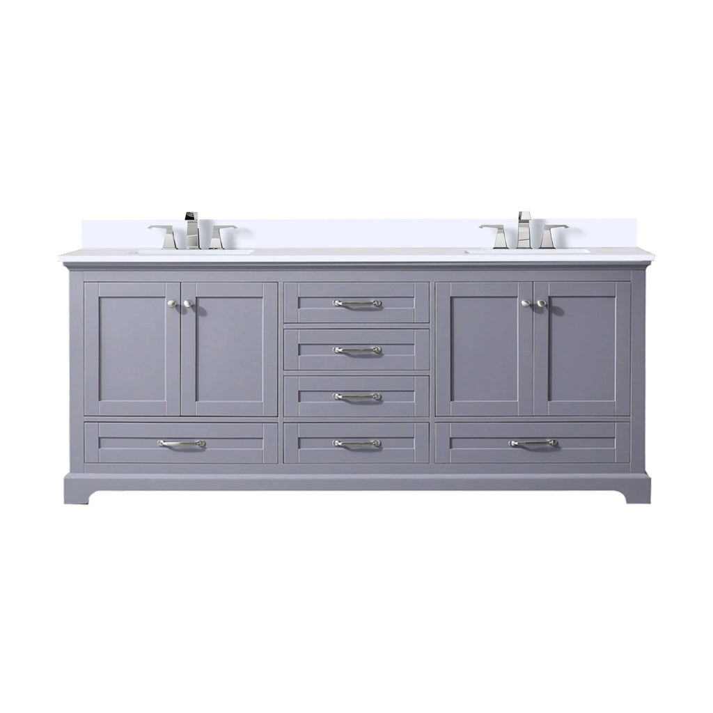 Double Oak Bathroom Vanity Set Cultured Marble Top