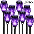 8 Solar Outdoor Torch Lights