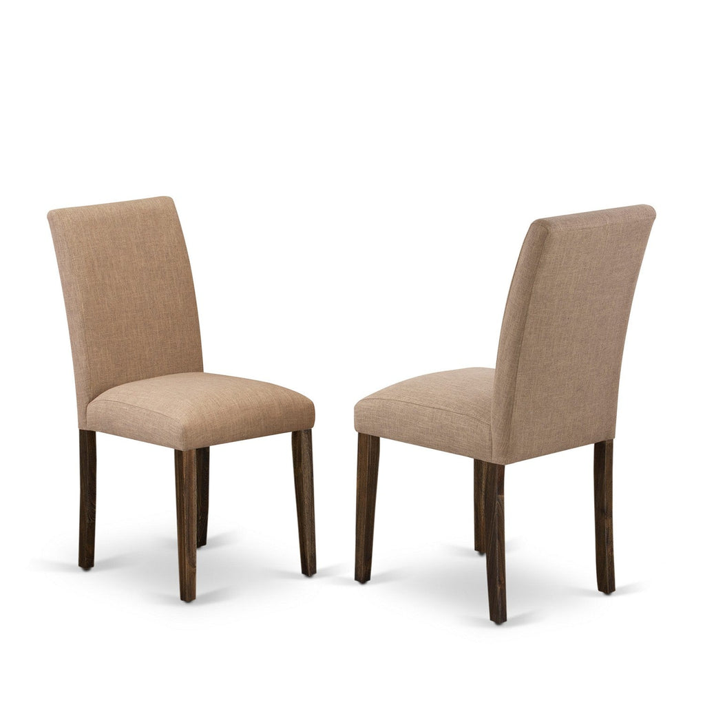5-Pc Dining Room Set- 4 Parson Dining Chairs and Kitchen Dining Table