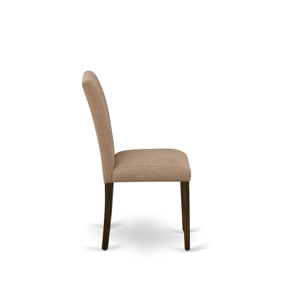 5-Pc Dining Room Set- 4 Parson Dining Chairs and Kitchen Dining Table