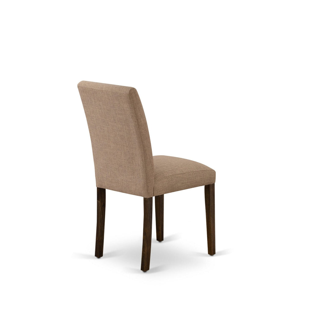 5-Pc Dining Room Set- 4 Parson Dining Chairs and Kitchen Dining Table