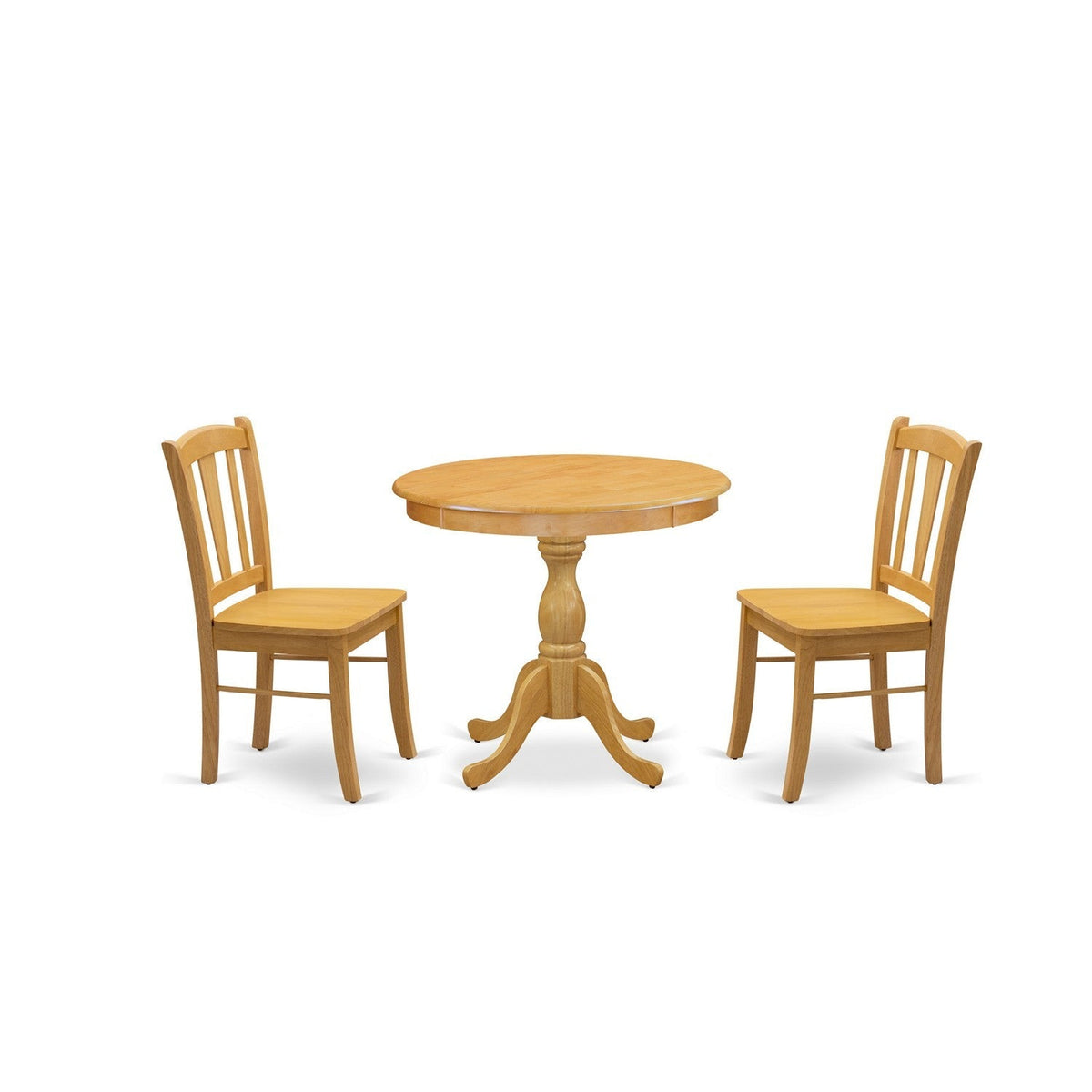 3-Piece Dining Room Table Set- 2 Modern Dining Room Chair and Dining Table