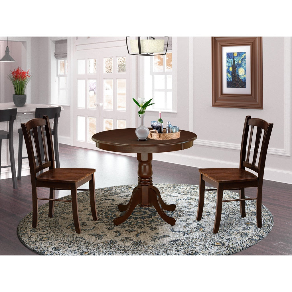 Piece Dinette Room Set- 2 Dining Room Chair and Dining Room Table