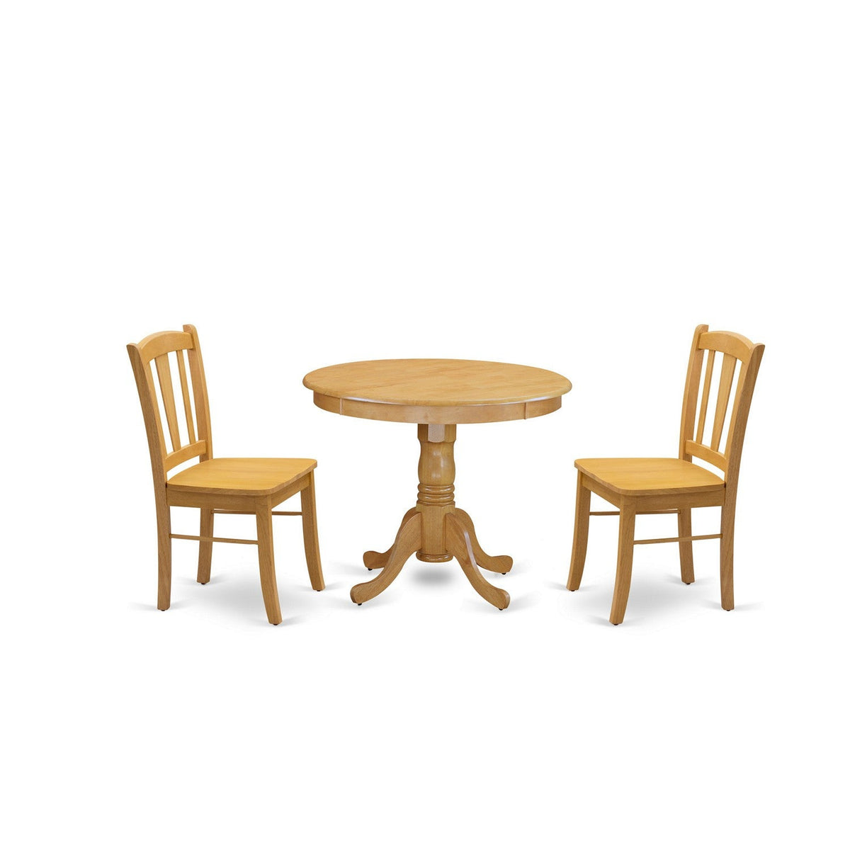 3-Piece Dinette Room Set- 2 Kitchen Dining Chair and Kitchen Table