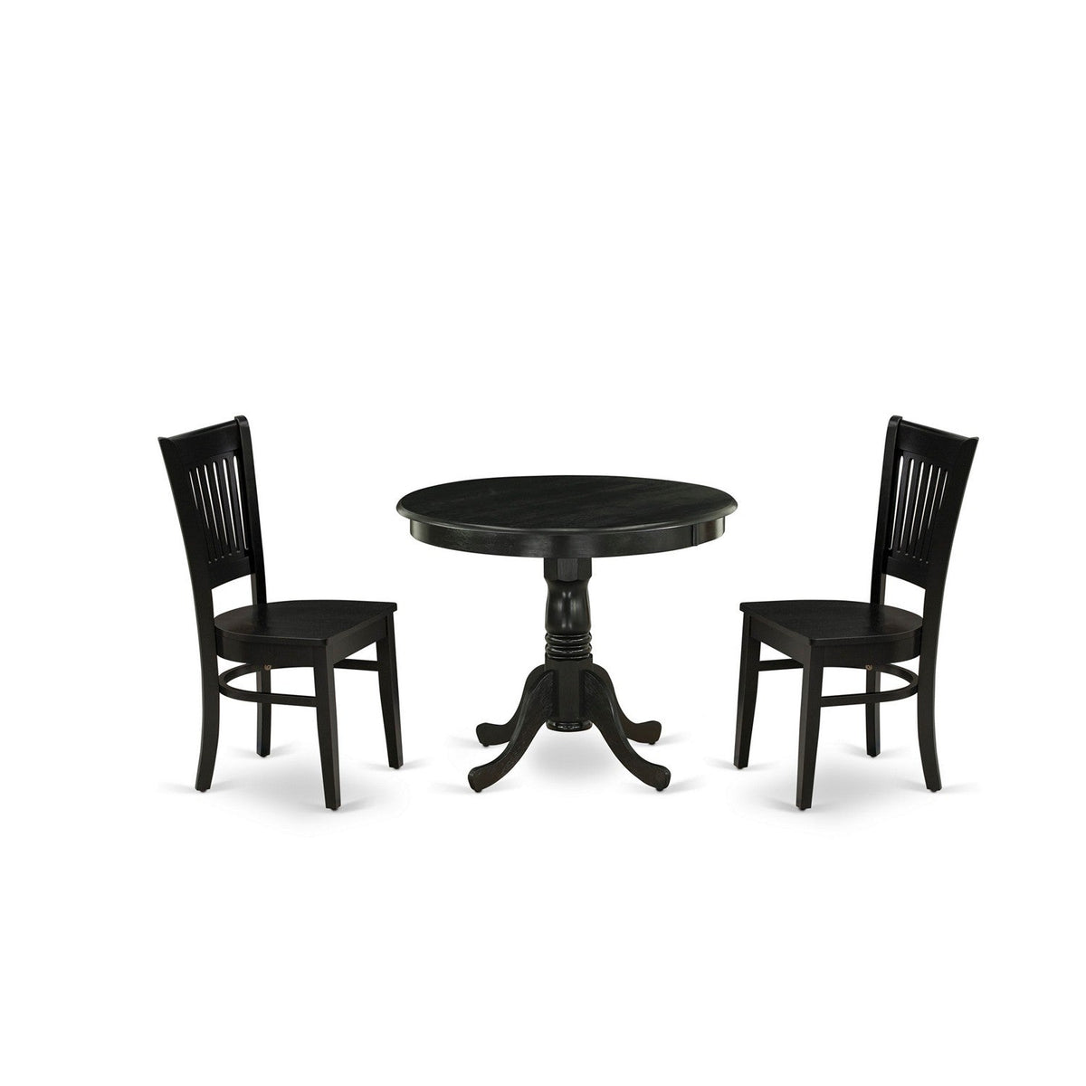 3-Piece Dining Room Set- 2 Kitchen Chair and Modern dining room table