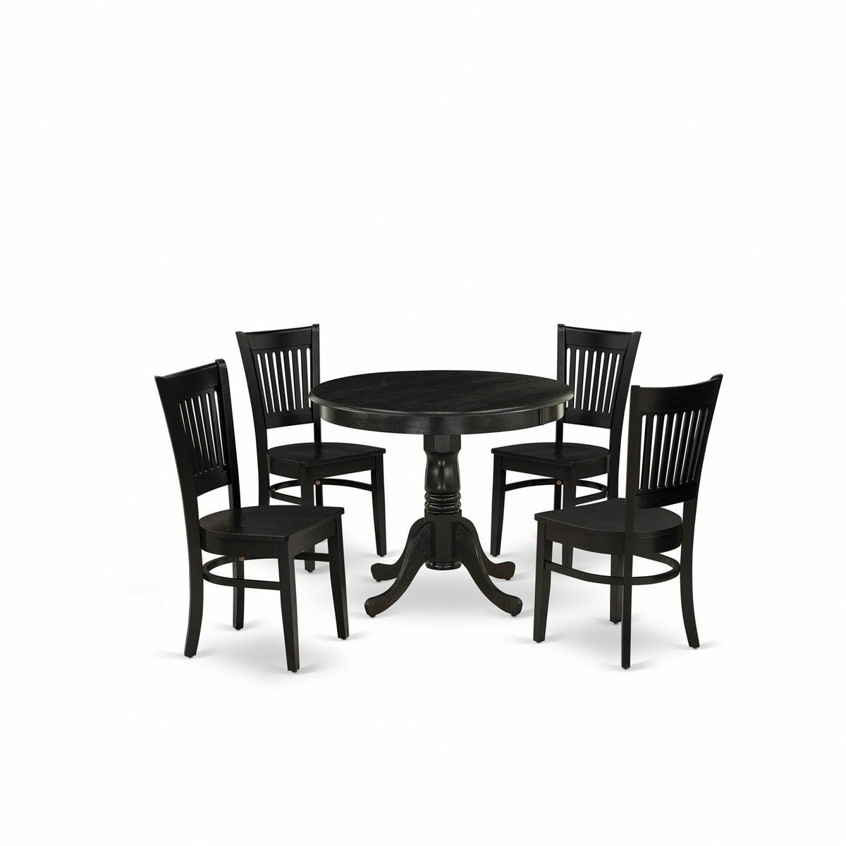 5-Pc Dining Room Table Set- 4 dining room chairs and Dining Room Table