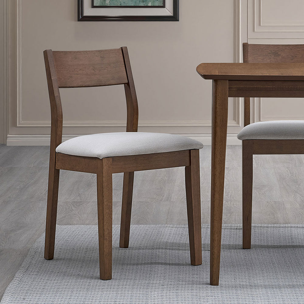 59” Solid Wood Modern Dining Table Set