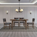 58” Modern Dining Table Set
