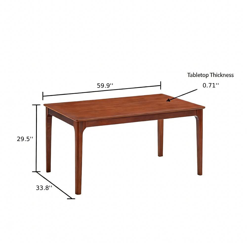 Farmhouse Dining Table Set with Upholstered Chairs