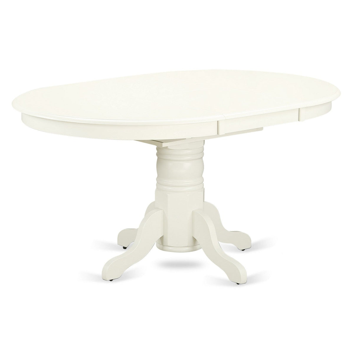 7 Piece Dining Room Set - 6 Baby Blue Linen Chairs with High Back and 1 Oval Dining Table