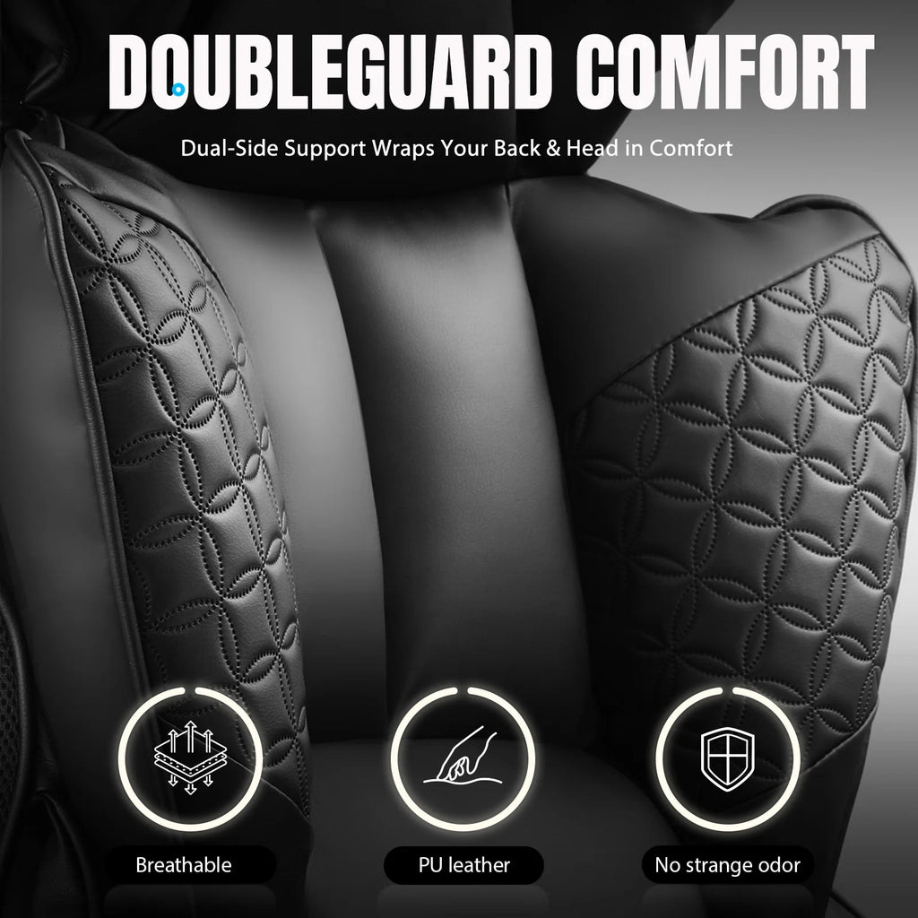 Ergonomic Office Chair Leather High Back with Footrest
