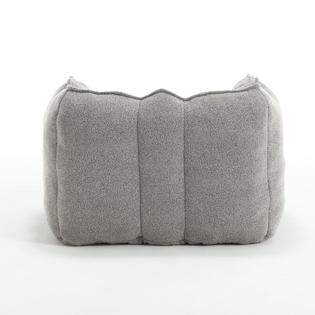 Soft Bean Bag Chair with High Resilient Foam with Footstool