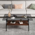 Rectangle Coffee Table with Tempered Glass top