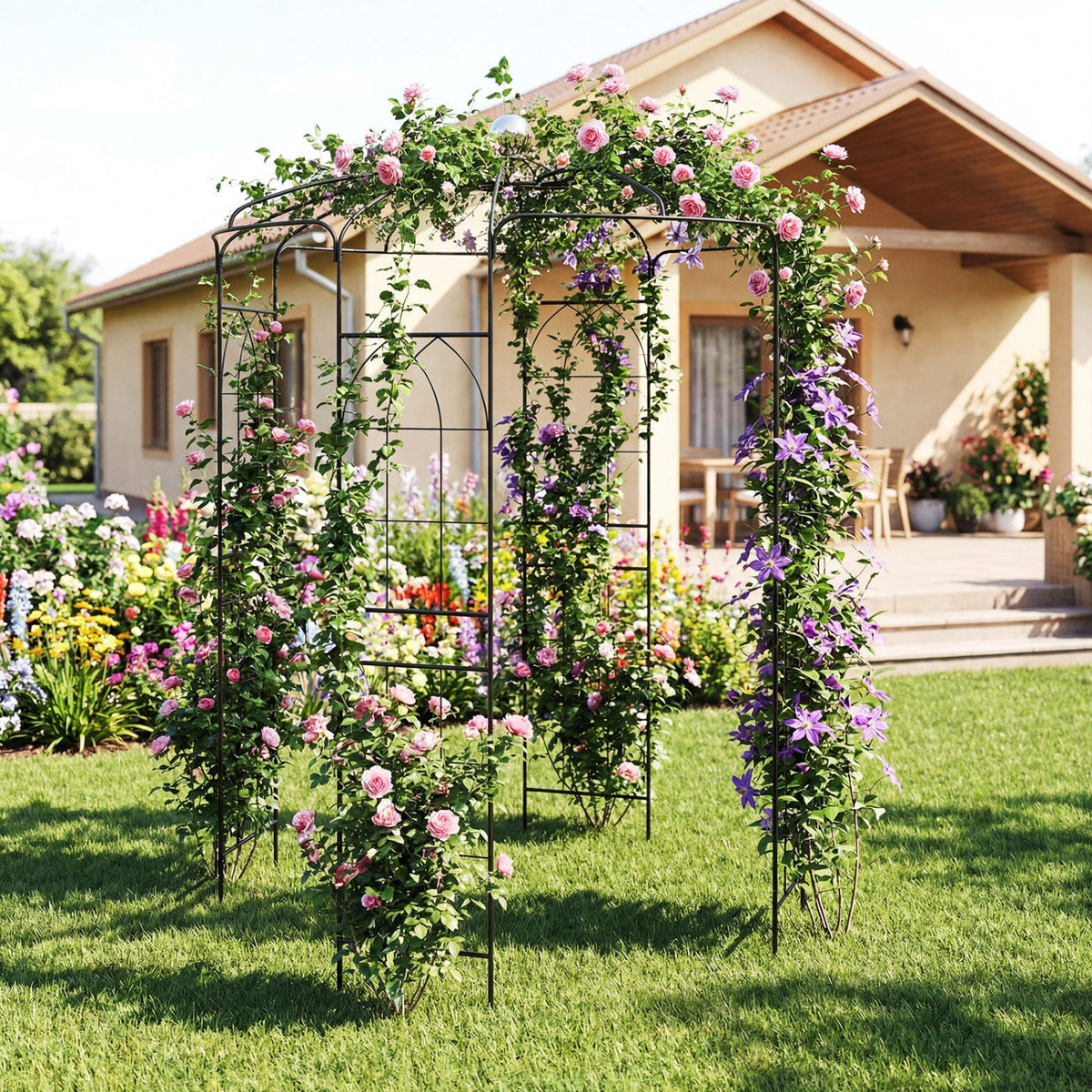 Birdcage Shape Gazebo for Climbing Plants