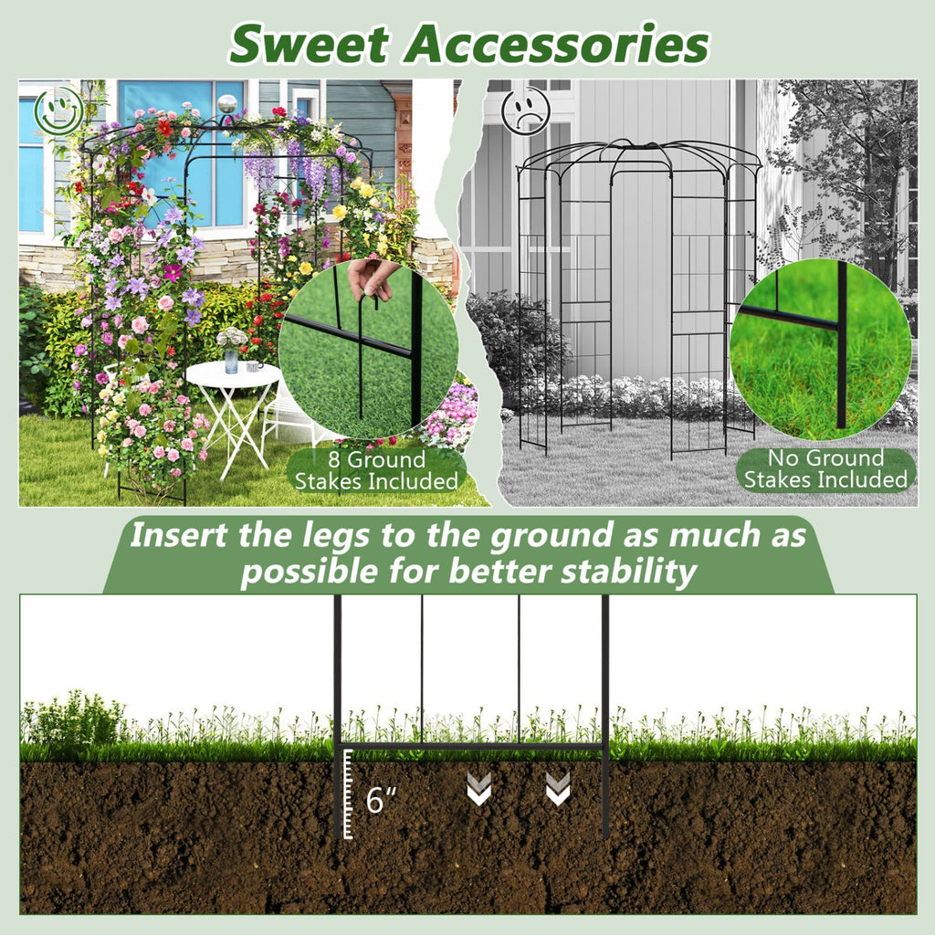 Birdcage Shape Gazebo for Climbing Plants