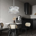 Modern Crystal Chandelier for Living-Room Round  Cristal Lamp