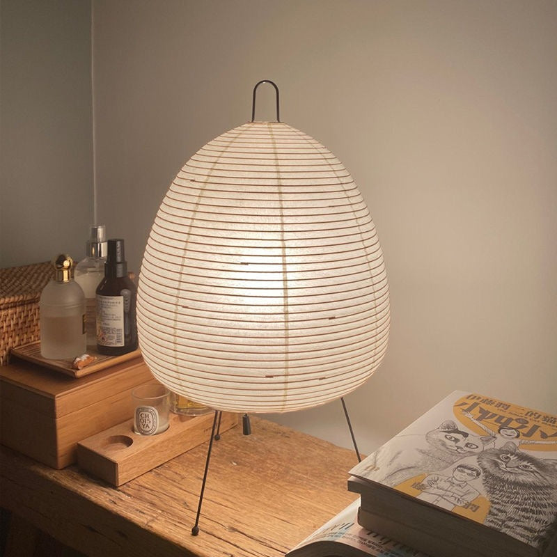 Japanese retro rice paper table lamp