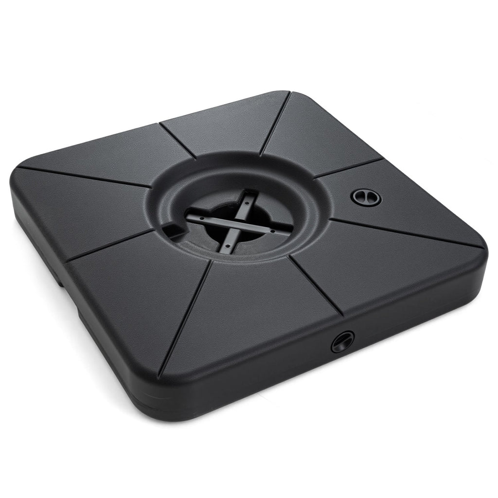 Cantilever Patio Umbrella Base 220# Water/Sand Fillable Weighted Stand