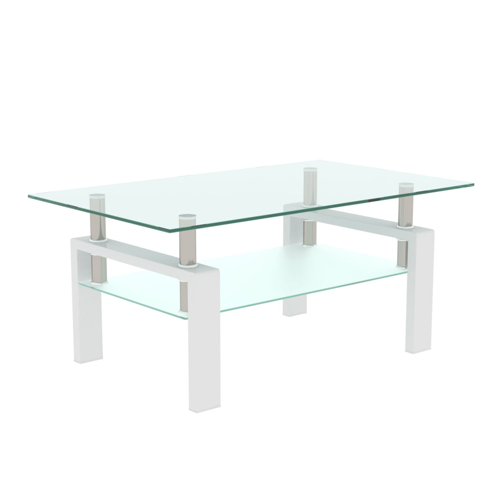 Clear Coffee Table for Living Room