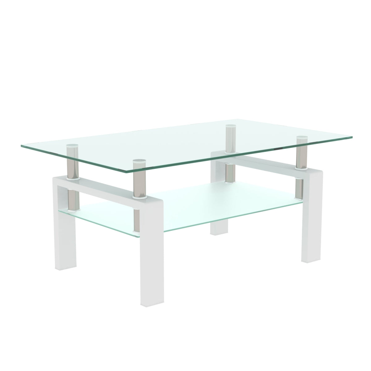 Clear Coffee Table for Living Room