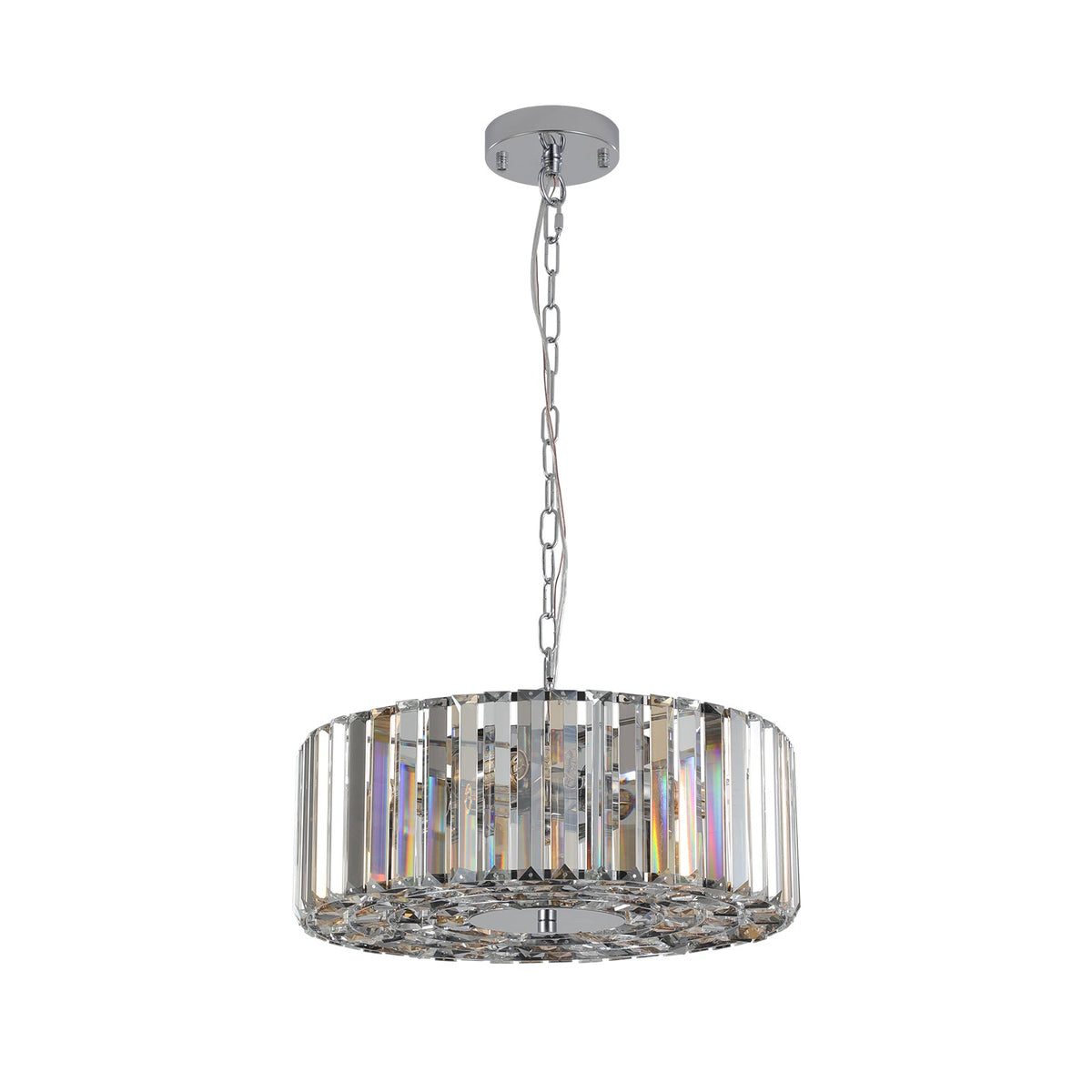 Modern Crystal Chandelier for Living-Room Round Cristal Lamp