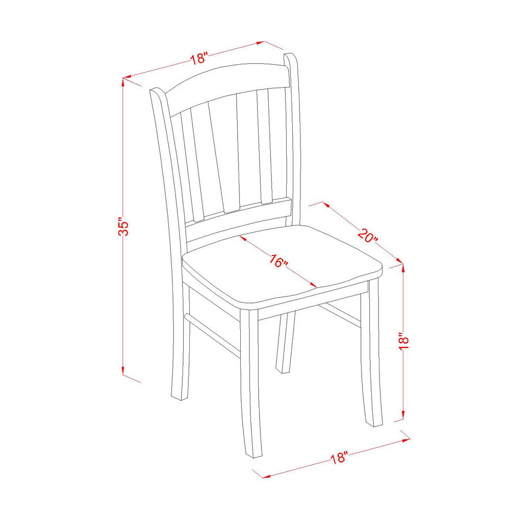 Piece Dinette Room Set- 2 Dining Room Chair and Dining Room Table