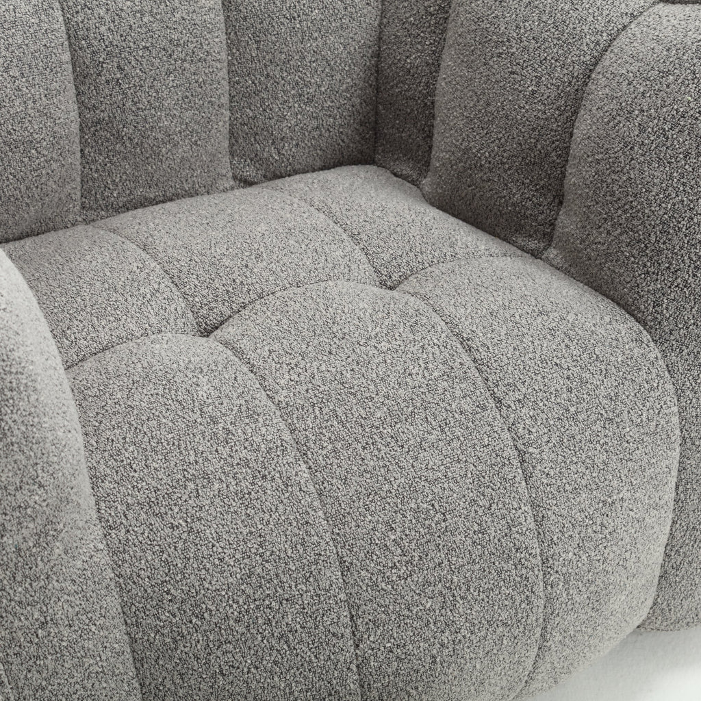 Soft Bean Bag Chair with High Resilient Foam with Footstool