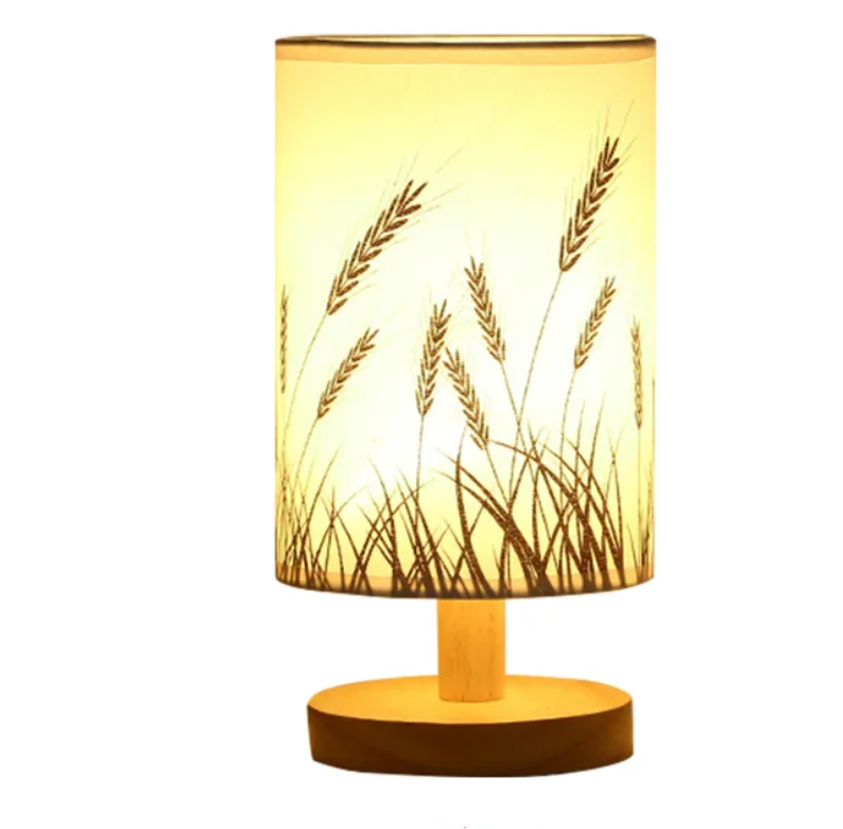 Linen Table Lamp LED Linen Night Lamp