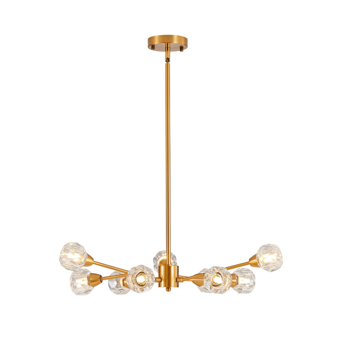 Modern Chandeliers, 9 Lights Golden Chandelier