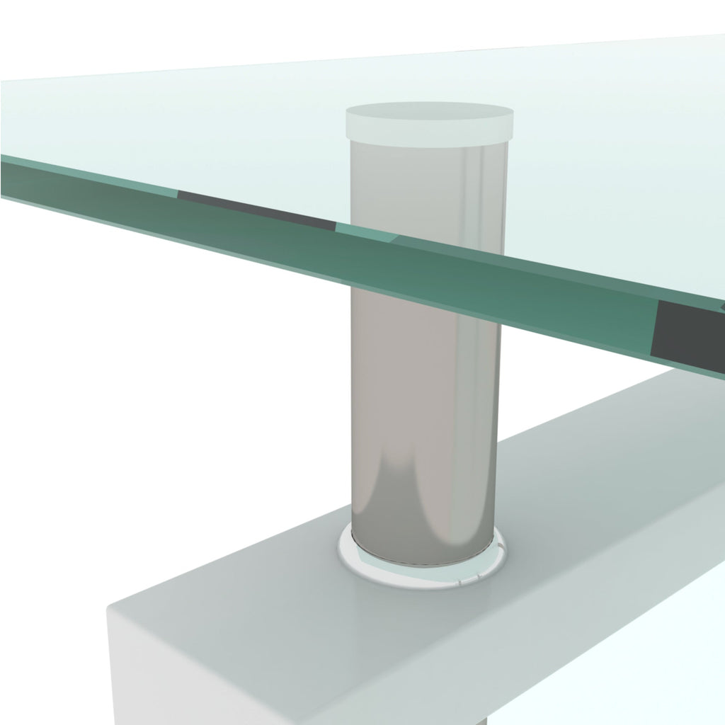 Clear Coffee Table for Living Room
