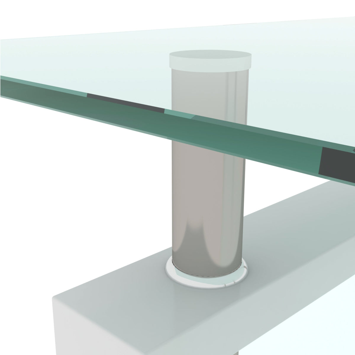 Clear Coffee Table for Living Room